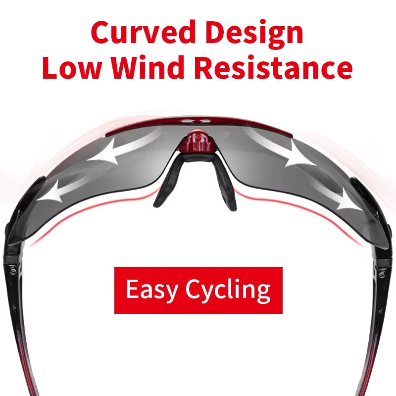Polarized Sports Glasses Men Sunglasses Road Cycling Glasses Mountain Bike Glasses Goggles Eyewear 5 Lens MTB Glasses