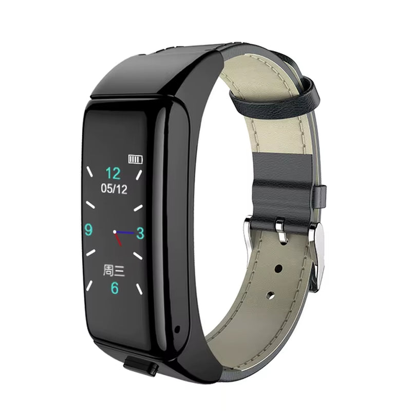 B6 Smart Sports Bracelet Bluetooth Headset Color Screen Sports Monitoring Multi-Function Call 2In1 Detachable Watch Headset