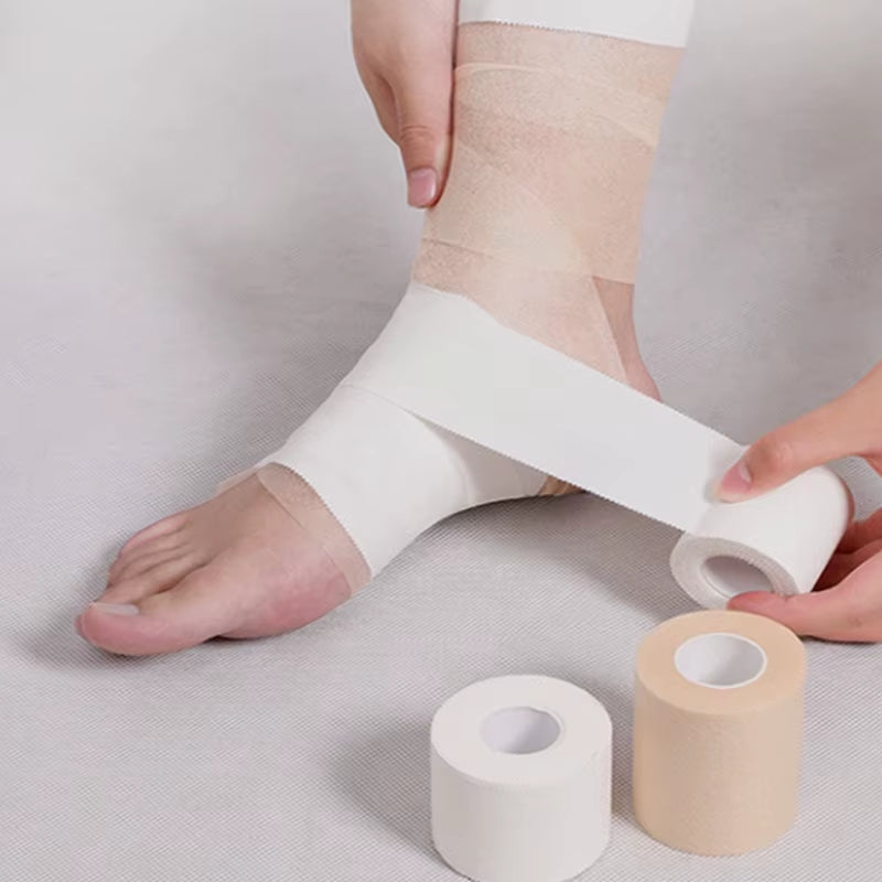 2-Rolls Foam Sport Underwrap Athletic Foam Tape Sports Pre Wrap Athletic Tape for Ankles Wrists Hands and Knees