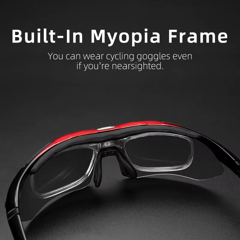 Polarized Sports Glasses Men Sunglasses Road Cycling Glasses Mountain Bike Glasses Goggles Eyewear 5 Lens MTB Glasses